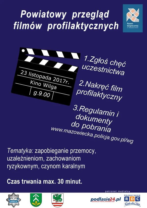 Konkurs na film profilaktyczny